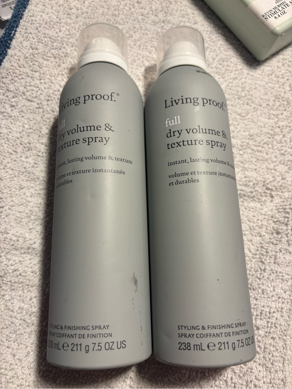 Living Proof Full Dry Volume & Texture Spray — Light Gray Twin Pack